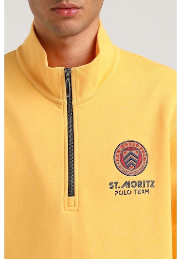 New World Polo Hardal Slim Fit Half-zip Sweatshirt 23fwm64064-hardal Hardal