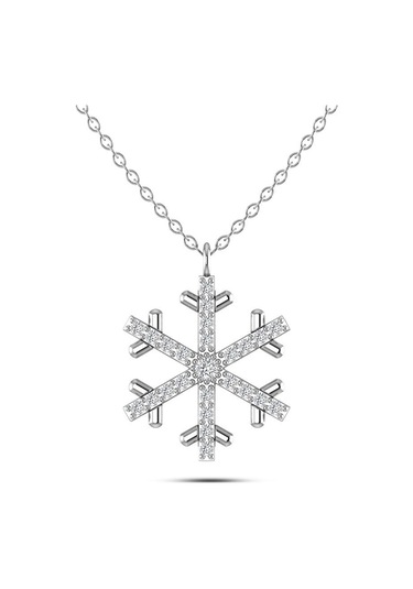 Pırlanta Kar Tanesi Kolye N11.2222