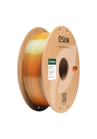 Esun Silk Pla+ Filament Çift Renk Siyah-altın