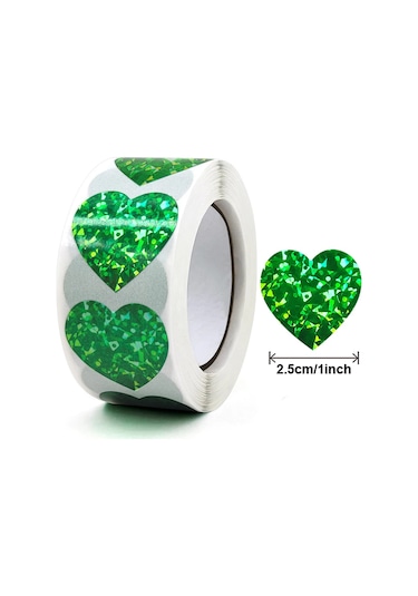 100-500 Adet Kalp Çıkartmalar Zarflar İçin Sevgililer Günü Köpüklü Kalp Çıkartmalar Dekoratif Aşk Çıkartmalar Tatil Dekorasyon Pembe