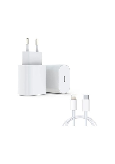 Fitplus Pd25w Usb-c Type-c To Lightning Kablolu Şarj Aleti Set -