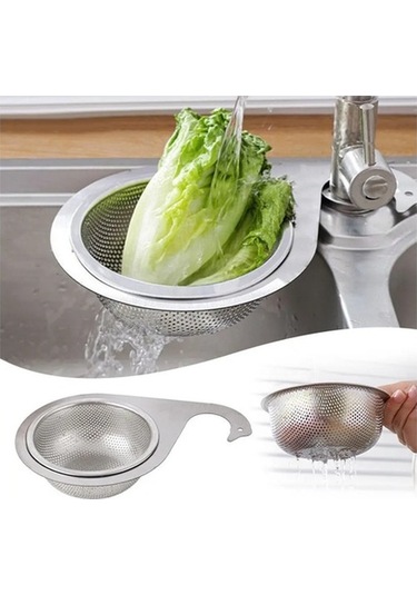 Ulzyvf Su Sepet Sepet Organizatör Mutfak Lavabo Lavabo Gümüş Gri Drenaj Drenaj - Ns Gri - Gümüş