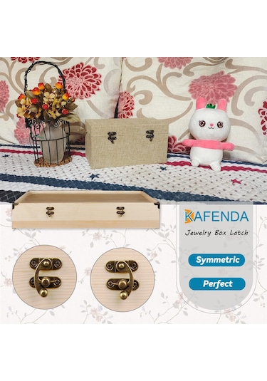 Sol Ve Sağ Mandal Kancası Hasp Kalınlaştırılmış Katı Mücevher 2 ADET