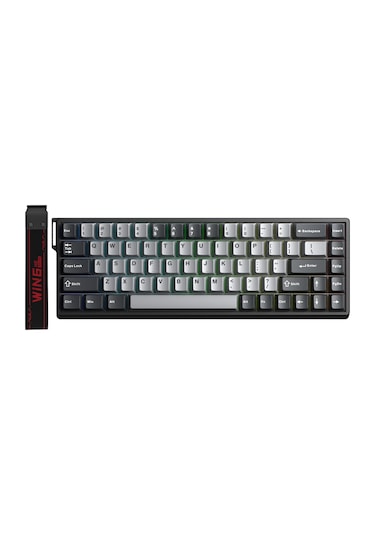 Aula Win68 He Pro Manyetik Klavye Rapid Trigger Xingyi Switch 8000hz Rgb Tkl Hot Swap Oyuncu Klavyesi Gri