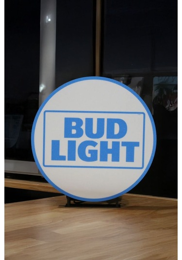 Bud Light Tasarımlı Gece Lambası Çok Renkli