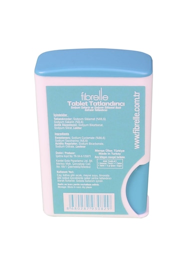 Fibrelle Sakarinli Tablet Tatlandırıcı 500'lü