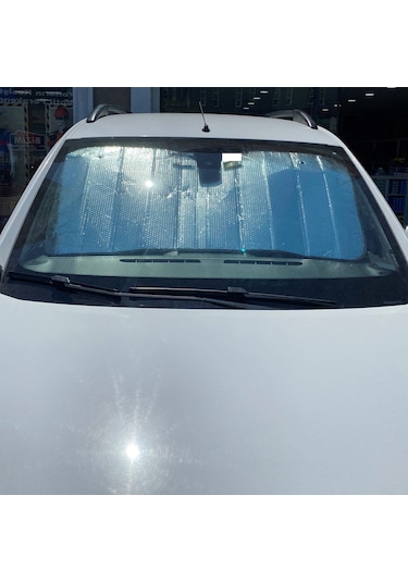 Eraks Ön Cam Güneşliği 145X70 CM Nikel Balonlu Büyük Boy Güneşlik