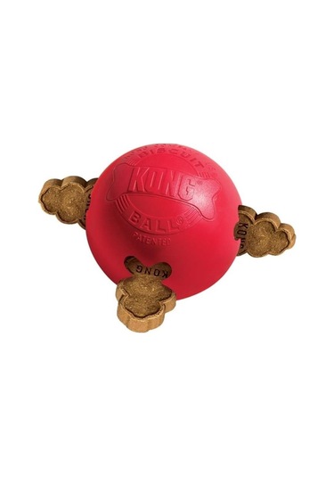 Kong Biscuit Ball Top Şeklinde Köpek Oyuncağı S