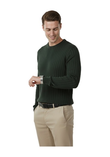 Deepsea Erkek Haki Rahat Kalıp Çizgi Dokulu Triko Kazak Şık & Modern Tasarım 2605432 Haki Deepsea Erkek Haki Rahat Kalıp Çizgi Dokulu Triko Kazak Şık & Modern Tasarım 2605432 Haki