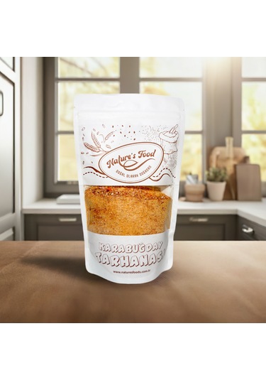 Karabuğday Tarhanası 400gr Karabuğday Unu, Kırmızı Biber, Yoğurt, Nohut, Domates, Soğan.