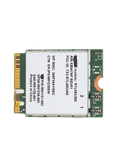 Hombey Rtl8852be M.2 Wifi 6 1800mbps Dahili Kablosuz Kart, 2.4g/5g Çift Frekans, Bluetooth 5.2, Mu-mımo Teknolojisi, Bilgisayar İçin Lenovo/hp Desteği Yok