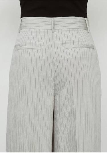 Mavi - Çizgili Gri Pantolon 1010780-87977 Gri
