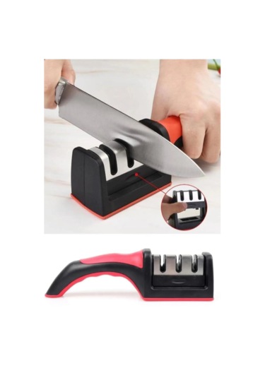 Profesyonel 3 Açılı Elmas Seramik Çelik Gövdeli Bıçak Bileyicisi