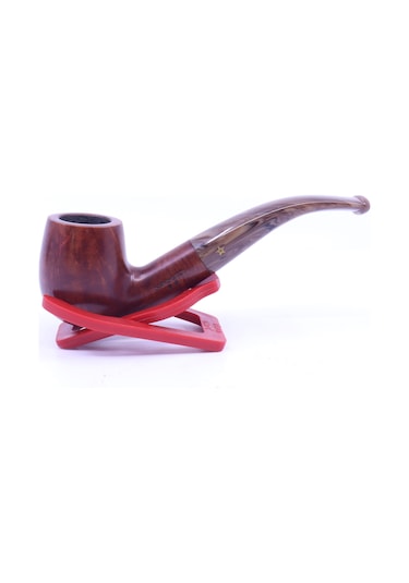 Şahin Sarı Yıldız Bent Billiard 9mm Filtreli Akrilik Saplı Pipo Mod L-10 247787