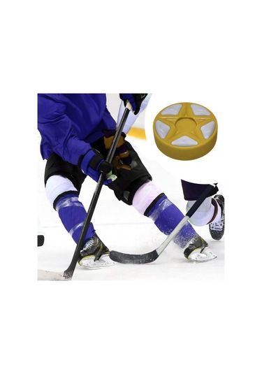 Homyl Buz Hokeyi Topu Açık Hava Yedek Oyun Sporları Sarı Sarı