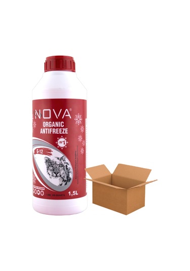 Nova -25 Derece Kırmızı G12 Antifriz 1.5Litre X15