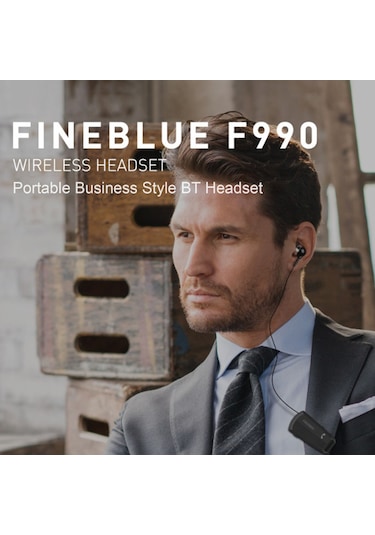 Hallow Fineblue F990 Business Bluetooth 5.0 Kablosuz Kulak İçi Kulaklık