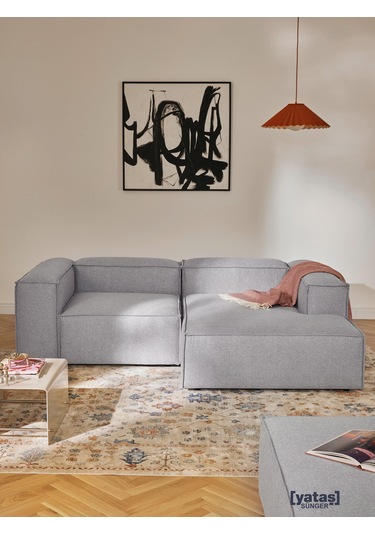 Most Mollis Plus Sağ Köşe 2 Modül Köşe Koltuk 32 Gri Keten Kumaş