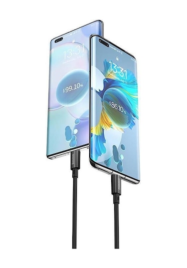 Baseus 11P10320102 1 MT 6 A 100 W Hızlı Usb To Type C Şarj Data Kablosu