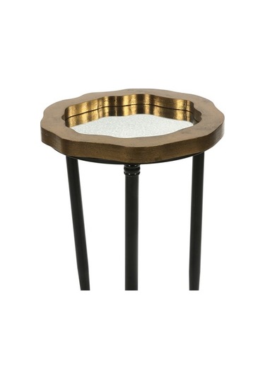 Vitale Pera Ahşap Yan Sehpa Ak.Ga0048