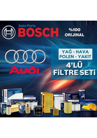 Audi A3 1.6 Bosch  Filtre Bakım Seti 2004-2012 (495301621)