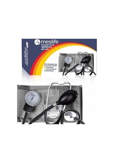 Mesilife 2001-3001 Stetoskoplu Aneroid Mekanik Tansiyon Aleti