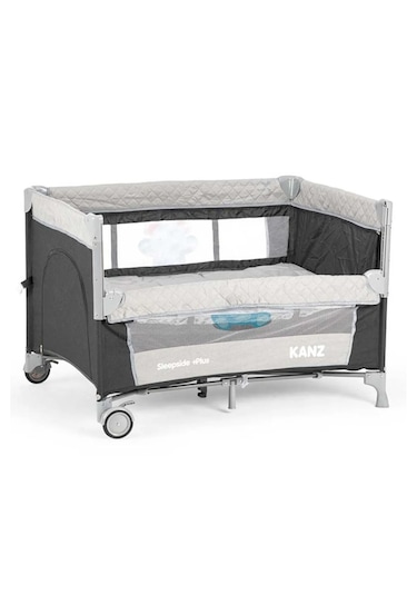 Kanz Sleepside +Plus Anne Yanı Park Yatak Ve Oyun Parkı Siyah + Yatak