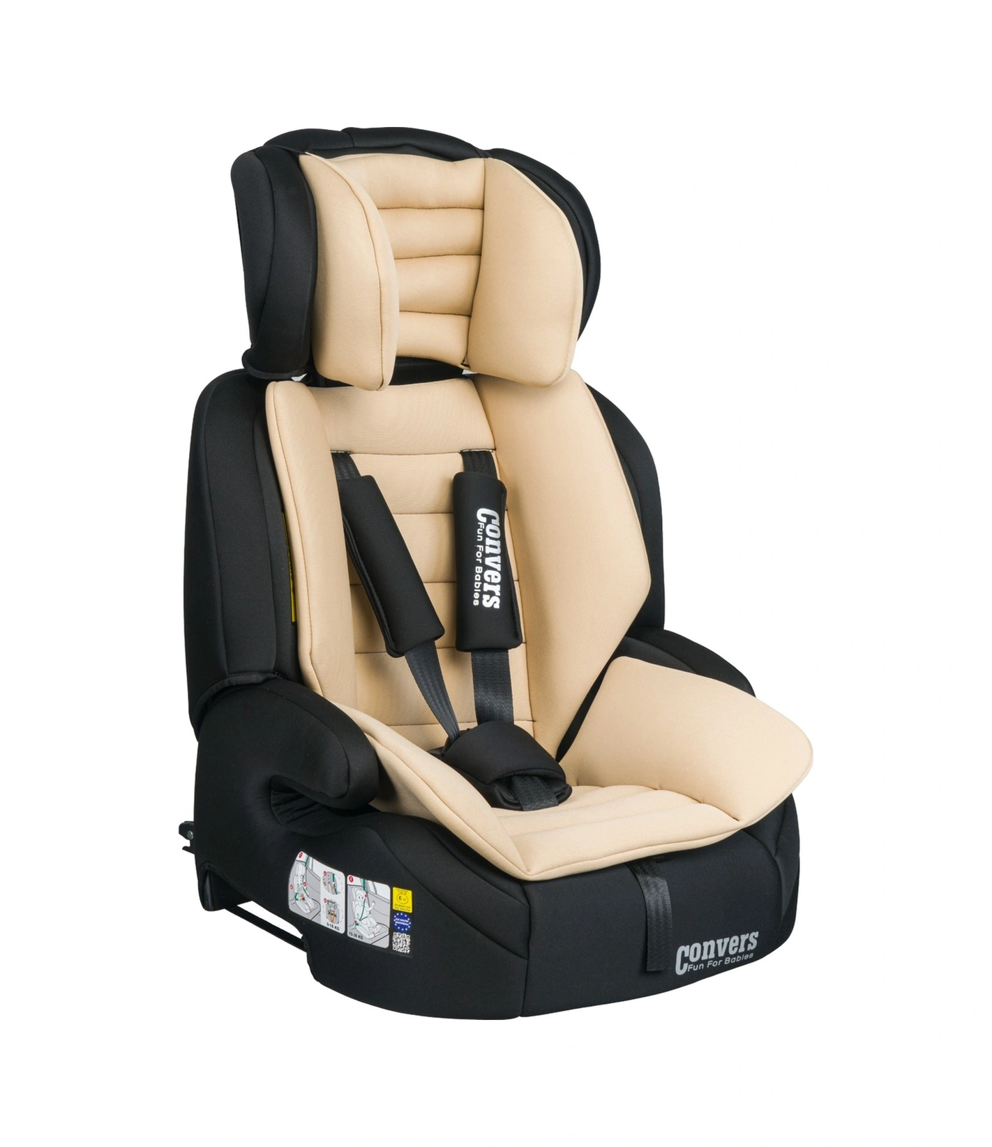 Crazz Pro Isofixli Bebek Çocuk Oto Koltuğu 9-36 Kg Bej