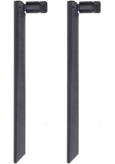 Fastbuy 2 Adet 10dbi Güçlü Wifi Anten, 2.4g/5.8g Çift Frekanslı Tüm Yönlü Sinyal, Sma Erkek Bağlantılı, Router/ağ Cihazları İ