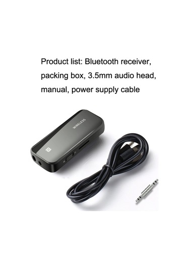 Sones T40 2'si 1 Arada Bluetooth 5.1 Alıcı Nfc Verici Araç Aux Adaptörü