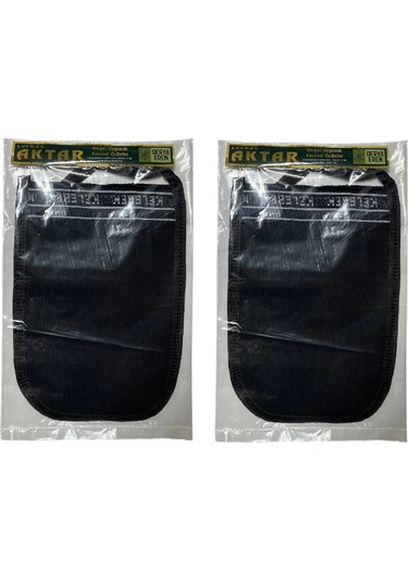 Kese Siyah %70 Floş El Geçmeli 300 Gsm 17 25cm ,2 Adet, Derya Eren