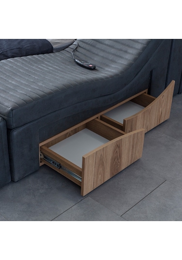 Eymense Sunshine Tv Modullü Akıllı Lüx Karyola Antrasit