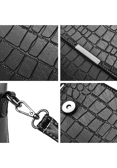 Didadodo A966-5 Taş Desen Bayan Tek Omuz Çantası Yeşil, Yeni Desen Yeşil