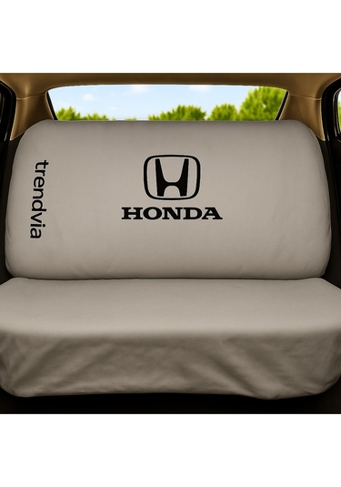 Honda Uyumlu Gri Renk Penye Kumaş Oto Koltuk Kılıfı Takımı Ön Ve Arka Servis Kılıfı Seti