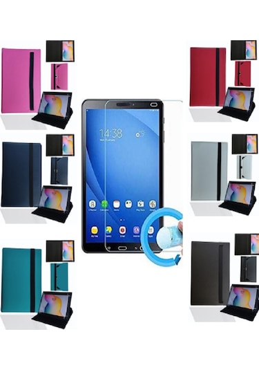 Alcatel 10 2020 10.1" Uyumlu Tablet Kılıfı Ve Nano Ekran Koruyucu