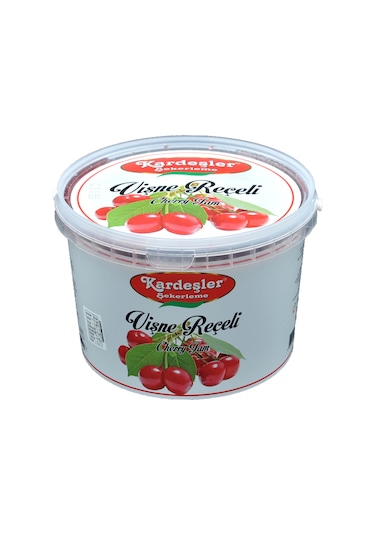 Kardeşler Şekerleme Vişne Reçeli Kova 3.5 KG