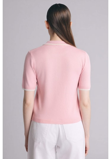 Defacto Fıtted Polo Yaka Kazak C1498ax26sppn475 Pembe-pn475