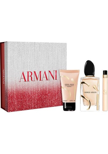 Giorgio Armani Si Edp 100 Ml + Body Lotion 50 Ml + Edp 10 Ml 3614274692778 Diğer