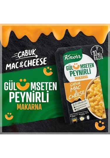 Knorr Çabuk Mac and Cheese Peynirli Makarna 212 G