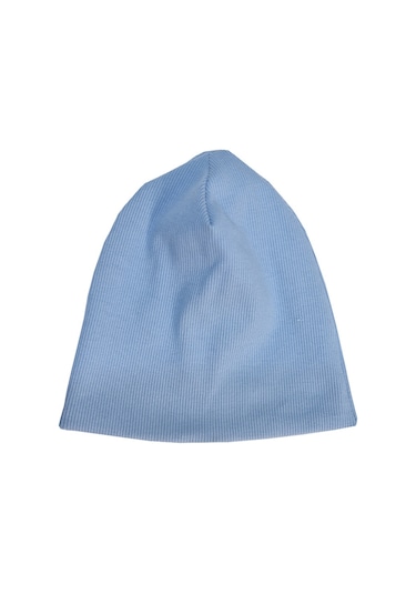 Luess Fitilli Kışlık Unisex Çocuk Bere Açık Mavi