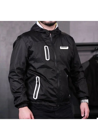 Motosiklet Korumalı Yağmurluk Yırtılmaz Membran Kumaş Yağmurluk