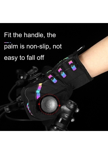 West Bıkıng Bisiklet Nefes Alabilir Dokunmatik Ekran Kendinden Kilitli Tokalı Eldiven 001