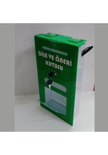 Yeşil Pleksi A-6 Dilek Öneri Kutusu