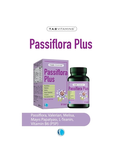 Tabvitamins Passiflora Plus 30 Tablet