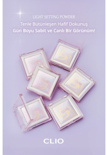 Clıo Light Setting Powder 02 Candy Mellow
