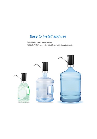 Leezsing Taşınabilir Otomatik Usb Şarjlı Elektrikli Su Pompası Dağıtıcısı Galon İçme Şişesi Otomatik Anahtar Pompası Diğer