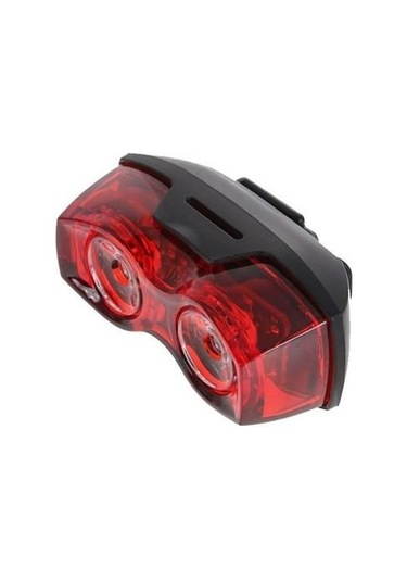 Forte Gt 6018 Bisiklet Arka 2 Led Stop Pilli Kırmızı - Siyah