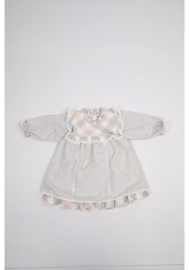 Şapka Makosen Çorap Külotlu 5'li Kız Bebek Elbise Yenidoğan Hediye Seti 12608 001