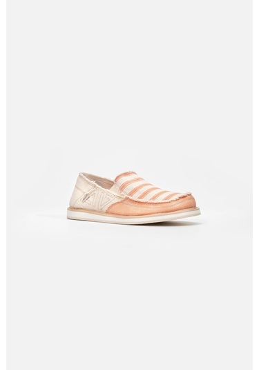 1331 Vaneda Lınen Espadrıl Keten Kadın Ayakkabı Bej/somon Bej