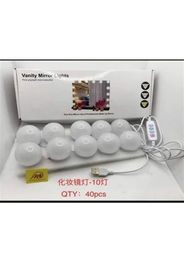 Powermaster Pm-7316 10Lu Makyaj Aynası Işığı